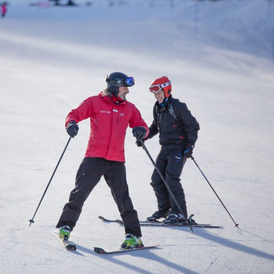 learning to ski with interski